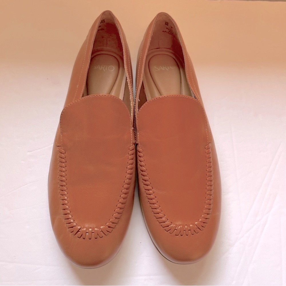 SARTO By Franco Sarto Tan Loafers for Timeless Style